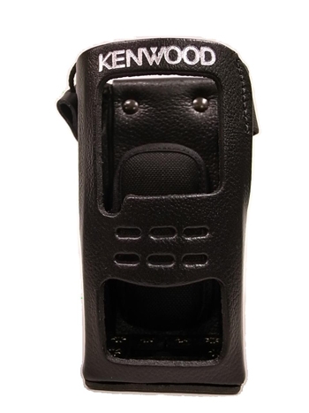 vue du KENWOOD housse en cuir rigide avec clip rotatif -clavier pour NX200