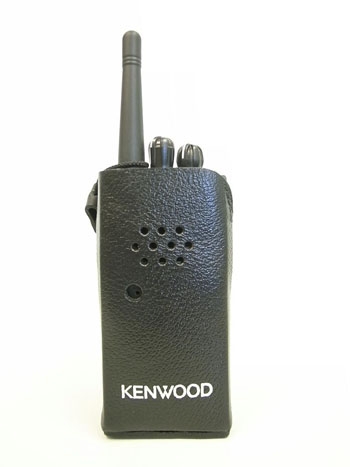 vue du KENWOOD Housse en cuir clip rotatif  pour NX200SE