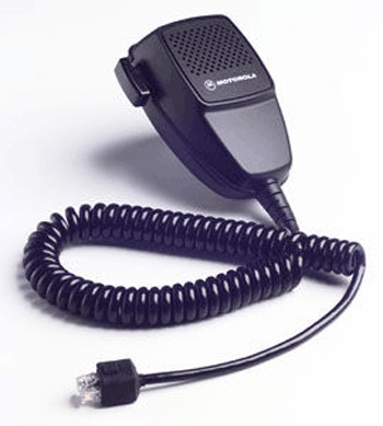 vue du MOTOROLA Microphone manuel de poste mobile pour adaptateur de véhicule